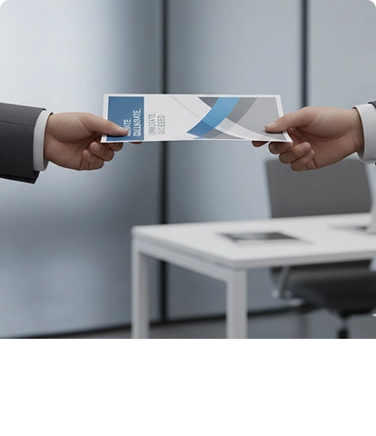 Sales materials and marketing collateral support