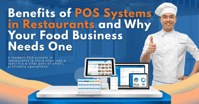 Cloud-based POS system in restaurant showing order management, billing, and inventory features for Philippine restaurants with CukCuk POS